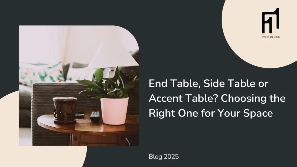 difference between end table and side table