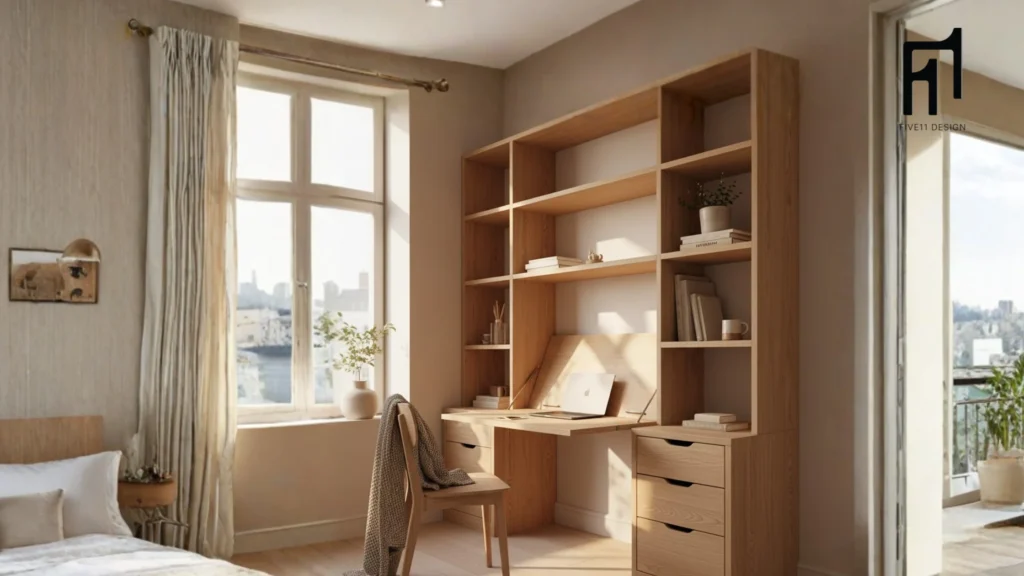 multifunctional wooden furniture for small homes