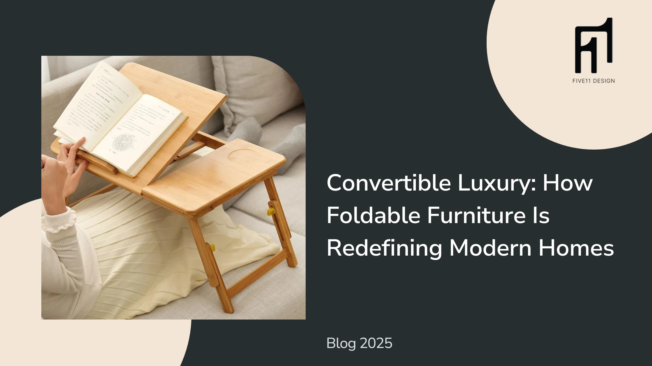 Foldable luxury furniture for modern homes